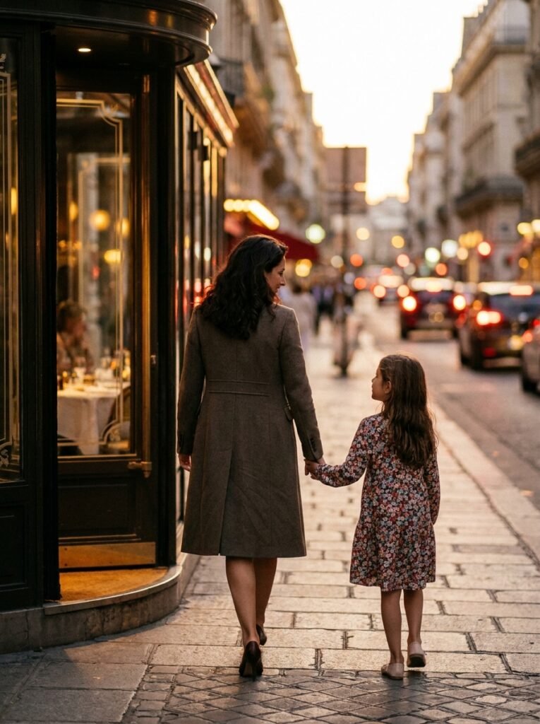 «La Nuora Inutile»: Il Brindisi che Nessuno Dimenticherà 6 Mother and daughter walk street 202607222135