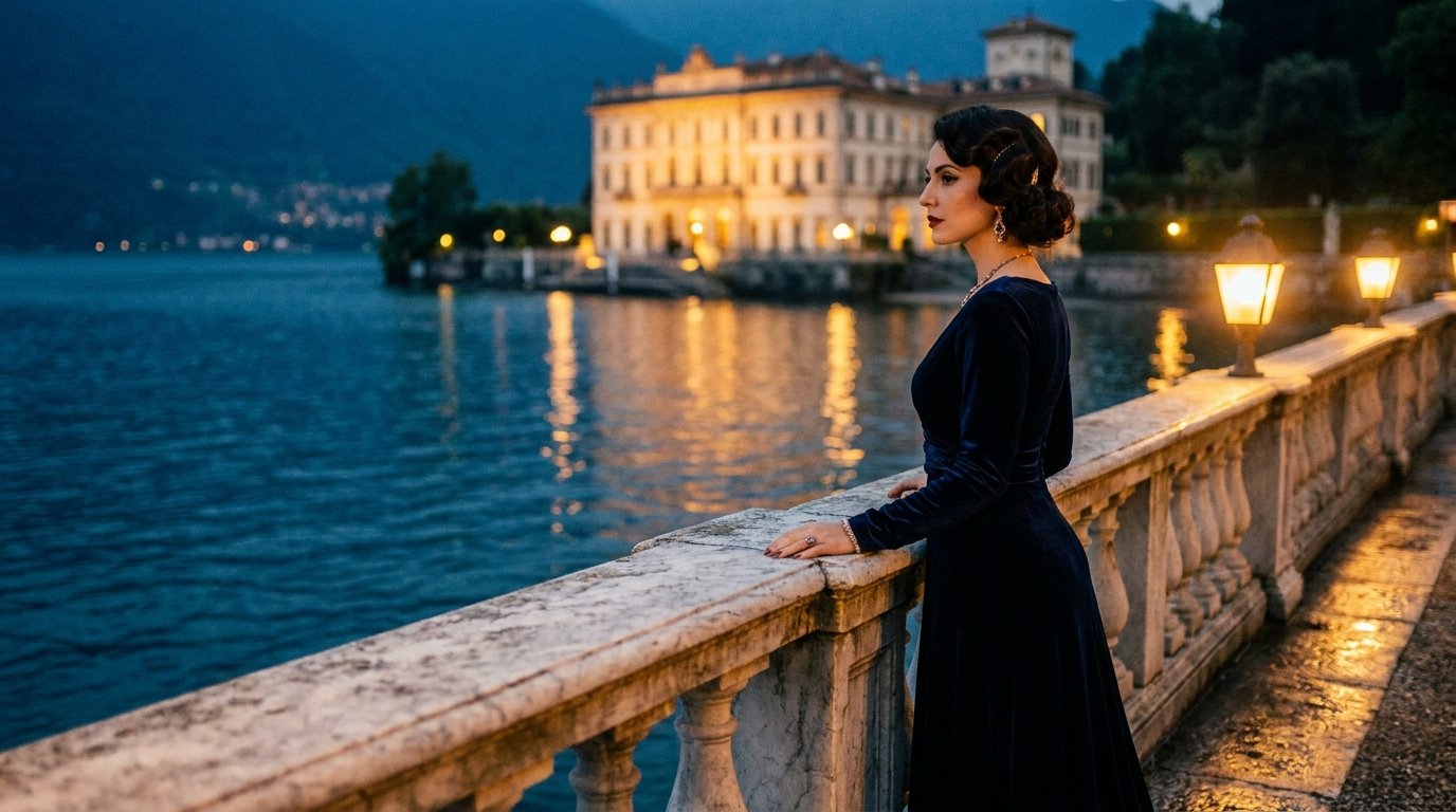 Woman standing on balustrade ove… 202607252037